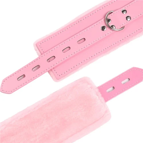 Fluffy Leather Cuffs - Image 3